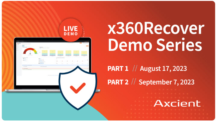 x360Recover Demo Series - August/September 2023